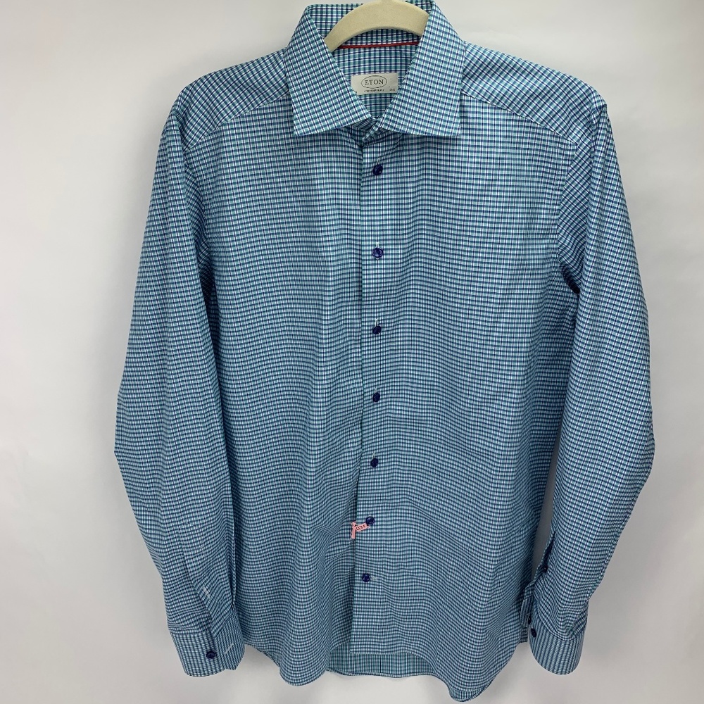 Eton of Sweden Contemporary Fit Casual L/S EUC Med